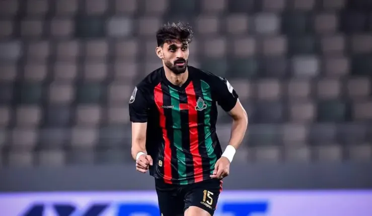 Alt= Marouane Louadni avant RS Berkane AS FAR.