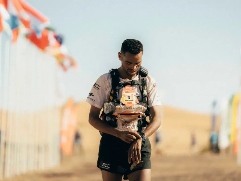 Alt= Marathon des Sables 2026 Mohammed El Morabity