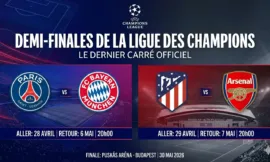 Alt= PSG - Bayern et Atletico - Arsenal en demi-finale de la Ligue des Champions UEFA 2025-2026.