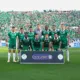 Alt= Composition Raja Casablanca contre le Wydad dans le derby.