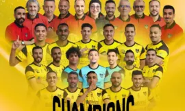 alt= futsal saison historique Tahadi Ryadi de Kénitra