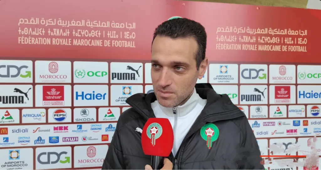 Alt= Réaction Tiago Lima Pereira après le tirage CAN U17.