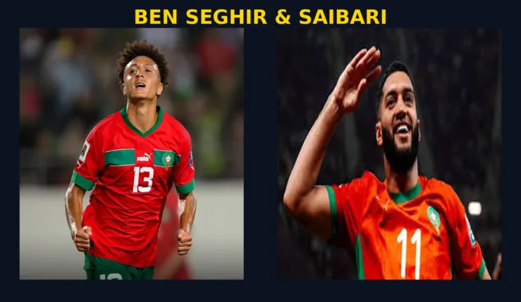 Alt= Eliesse Ben Seghir et Ismaël Saibari.