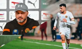 Alt= Suspension Hamza El Moussaoui Renaissance Berkane.