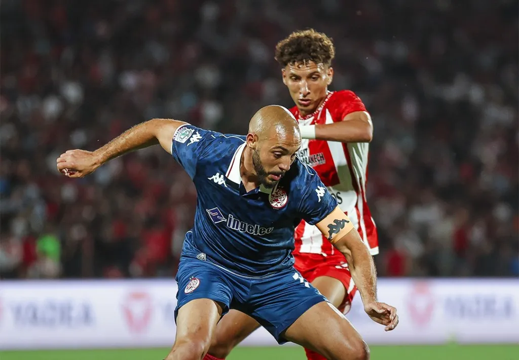 Alt= Botola D1 le WAC tenu en échec par le KACM.