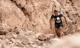 Alt= Rachid El Morabity Marathon des Sables 2026.