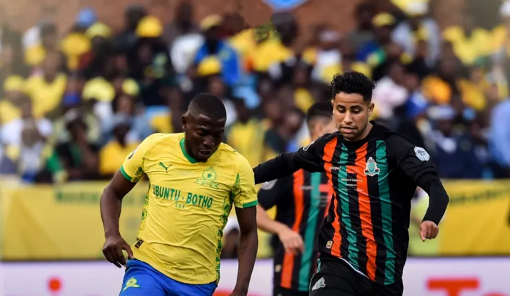 alt= retard reprise 2e mi temps Sundowns AS FAR