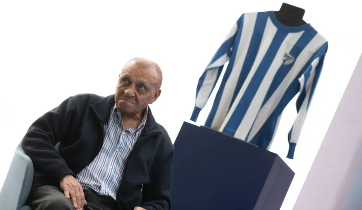 Alt= Abdallah Ben Barek Malaga CF.
