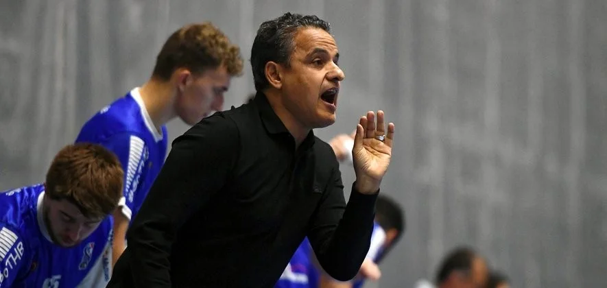 alt=Abdellah Hanoun sur le handball marocain