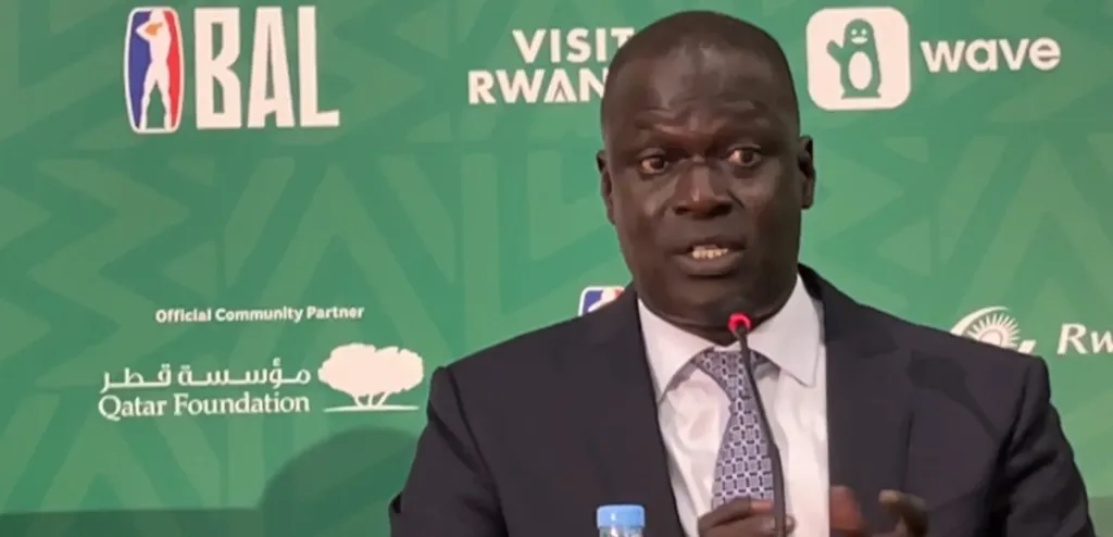 alt= Amadou Gallo Fall Conférence Sahara BAL 2026.
