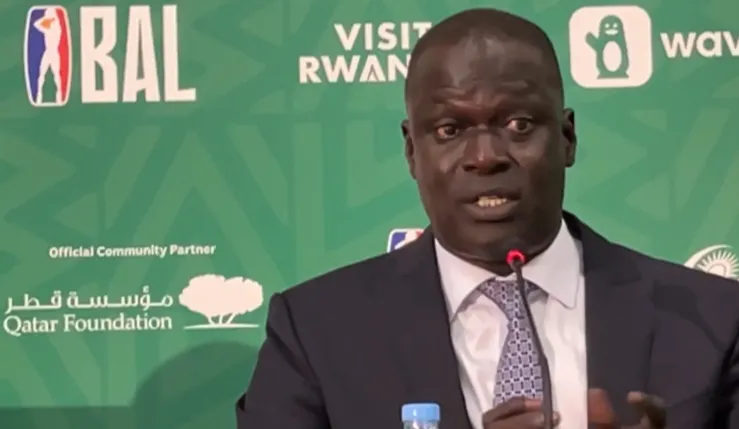 alt= Amadou Gallo Fall Conférence Sahara BAL 2026.