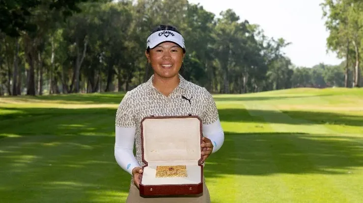 alt= Anna Huang remporte la Coupe Lalla Meryem de golf 2026