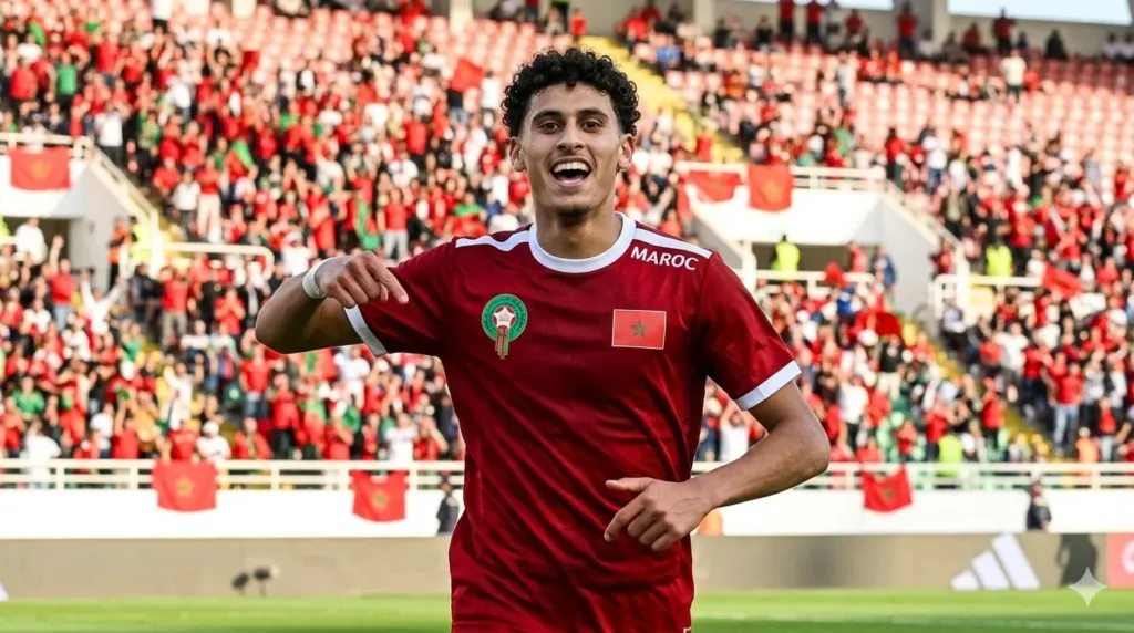 alt= Ayoube Amaimouni Coupe du monde 2026