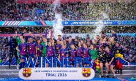 alt= le Barça remporte la Ligue des champions féminine