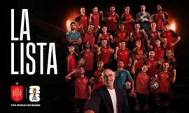 alt= Liste de l’Espagne pour la Coupe du monde 2026