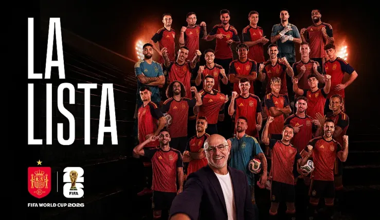 alt= Liste de l’Espagne pour la Coupe du monde 2026