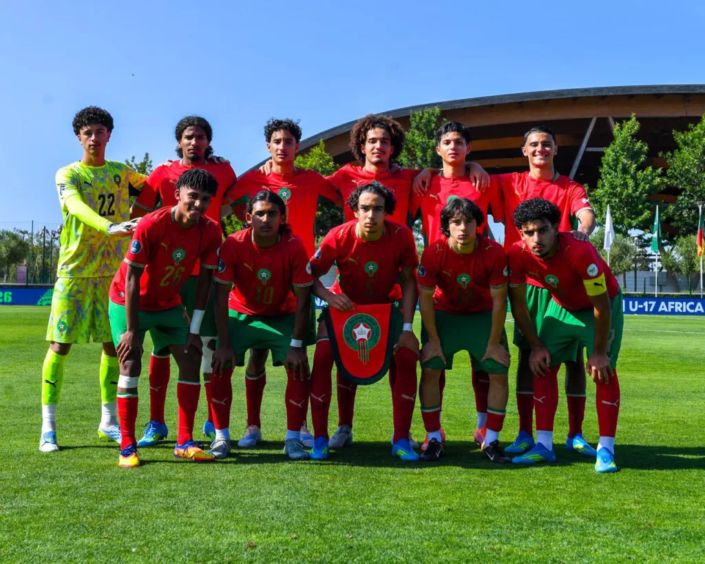 alt= Le Maroc se qualifie en demi-finales de la CAN U17 2026