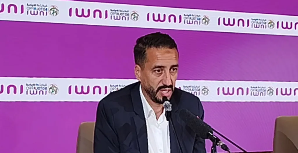 alt= Mimoun Mokhtari après la défaite de l'UTS face au MAS