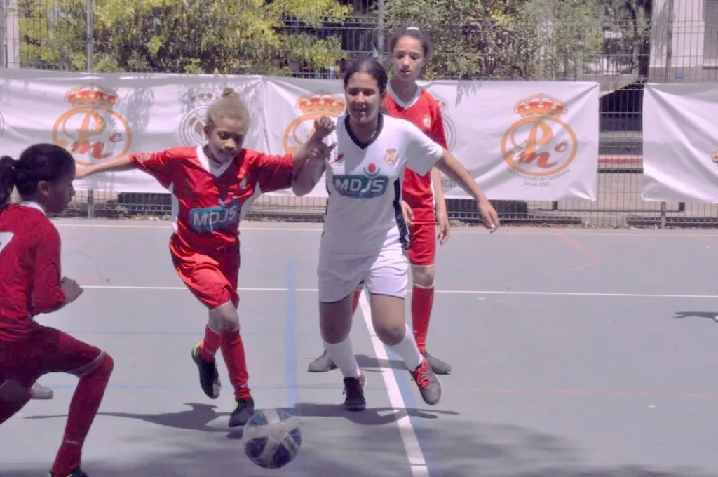 Alt= Le tournoi solidaire Peña Madridista féminin de Casablanca célèbre cette année sa14e édition.