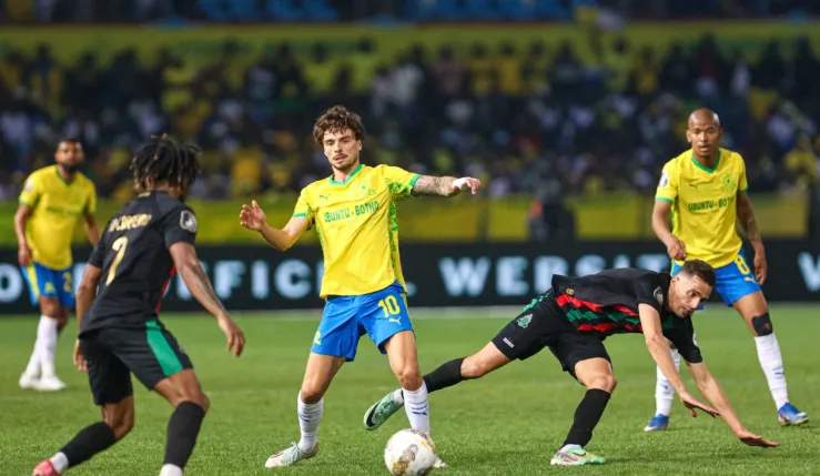 alt= l'AS FAR s'incline face à Sundowns (1-0) en finale aller de la Ligue des champions CAF.
