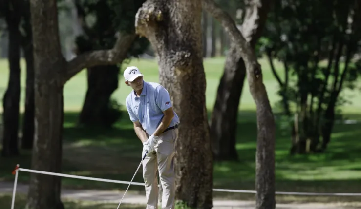 alt= Trophée Hassan II de golf Tommy Gainey vire en tête