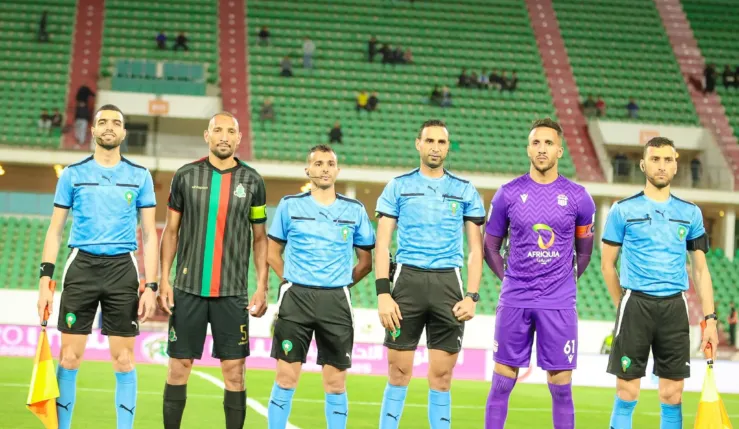 Alt= Hassania Agadir dénonce l’arbitrage contre l’AS FAR.