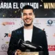 Alt= Zakaria El Ouahdi remporte le Soulier d'Ébène 2026.