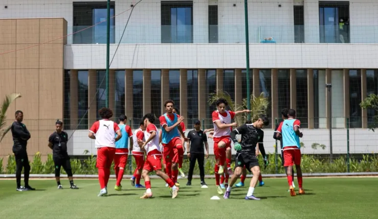 alt= CAN U17 le Maroc U17 se prépare pour l’Éthiopie.