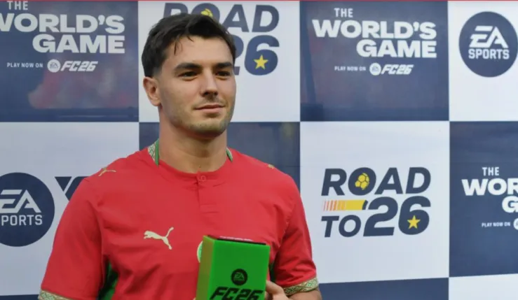 Alt= Brahim Diaz homme du match Maroc - Norvège.