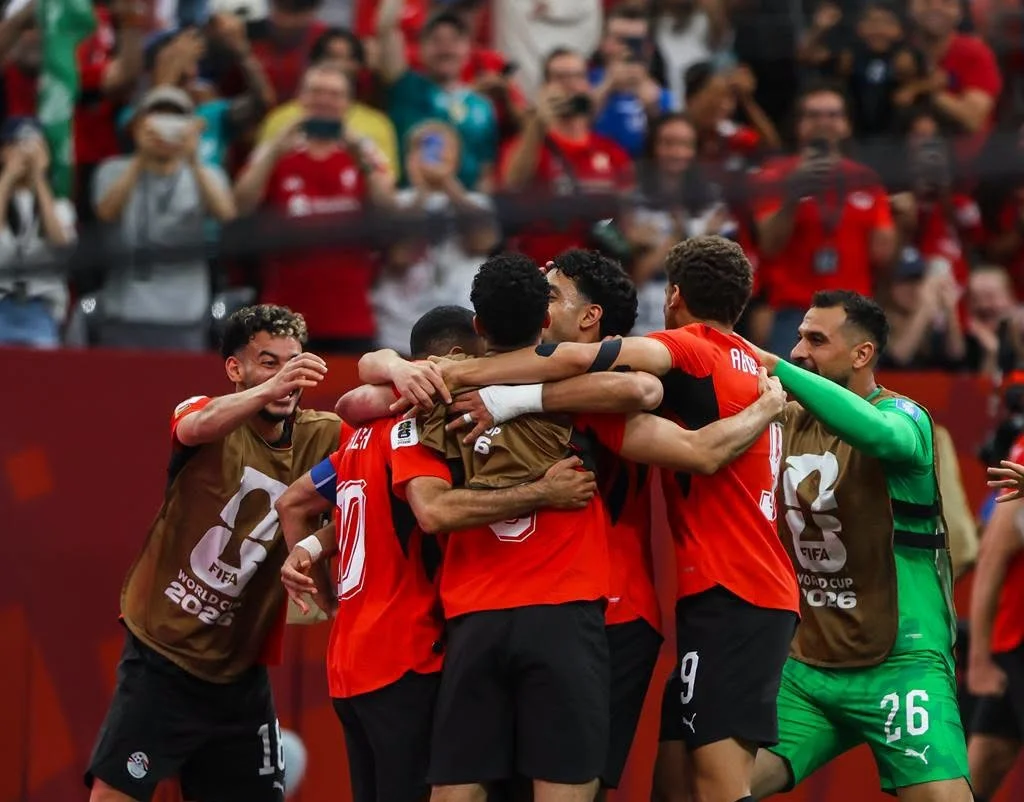 ALT= première victoire de l’Égypte en Coupe du monde