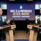 Alt= élections presidentielles au Real Madrid duel entre Florentino Pérez et Enrique Riquelme.