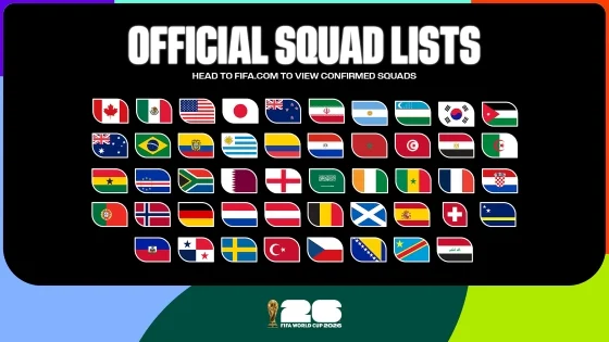 alt= Listes de la Coupe du Monde de la FIFA 2026