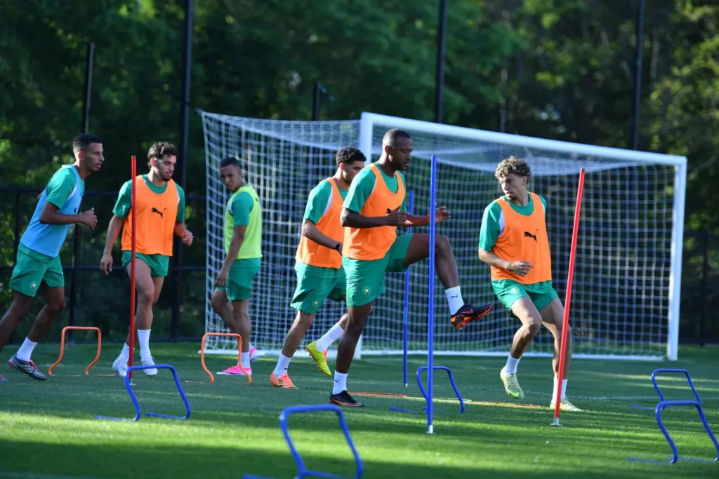 alt= Mondial 2026 les Lions de l’Atlas déjà au travail aux USA.