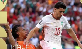 alt= Maroc Pays-Bas score mi-temps