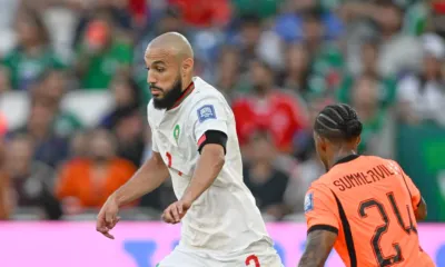 alt= Mazraoui met en avant le mental des Lions de l’Atlas