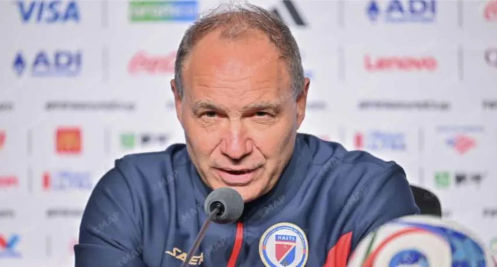 alt= Sébastien Migné avant Maroc Haïti