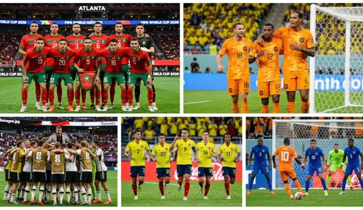 alt= Mondial 2026 équipes qualifiées pour les 16es de finale