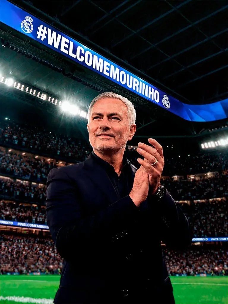Alt= Real Madrid : Mourinho sur le banc.