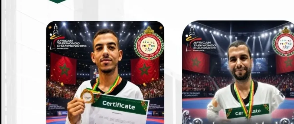 Alt= Parataekwondo marocain champion d’Afrique à Bamako
