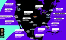 alt= capacité d'accueil des stades du Mondiale 2026
