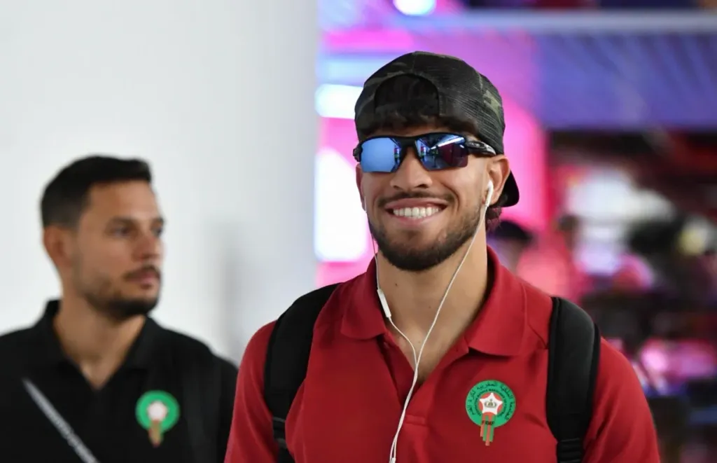 alt= Ezzalzouli après son forfait pour le Mondial 2026.