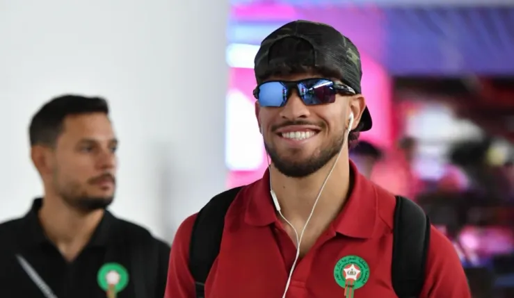 alt= Ezzalzouli après son forfait pour le Mondial 2026.