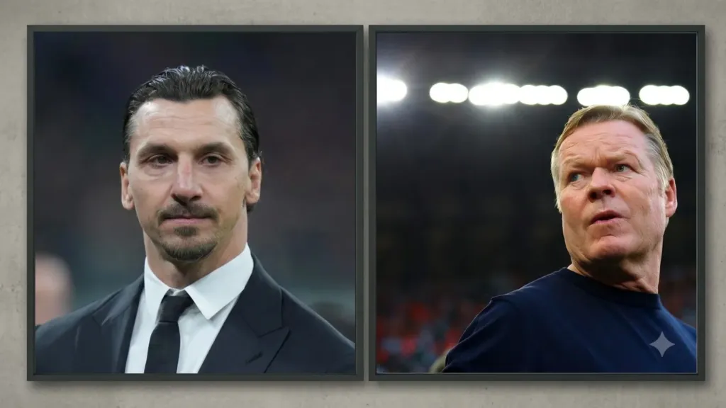 alt= Zlatan Ibrahimovic critique Ronald Koeman