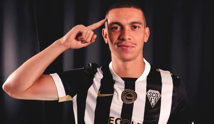alt= Amine El Ouazzani prêté à Angers SCO.