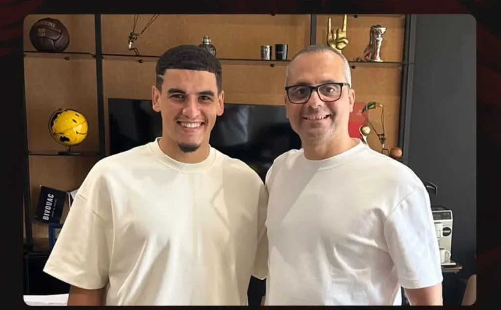 alt= Soufiane Benjdida signe à Al Ahly pour trois saisons. 