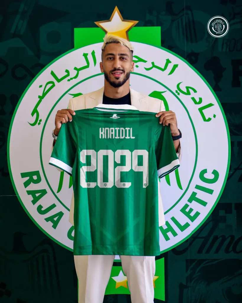 alt= Issac Zidani et Chamseddine Knaidil au Raja