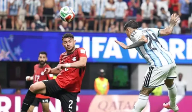 alt= Égypte éliminée par l’Argentine