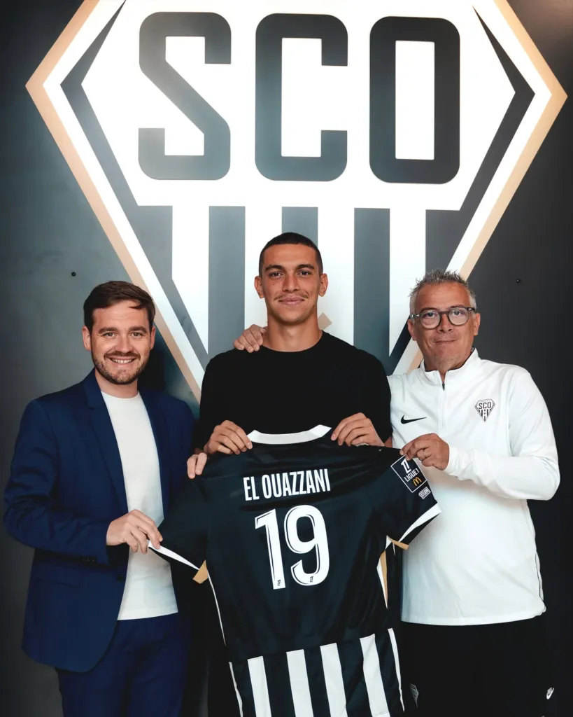 alt= Amine El Ouazzani prêté à Angers SCO