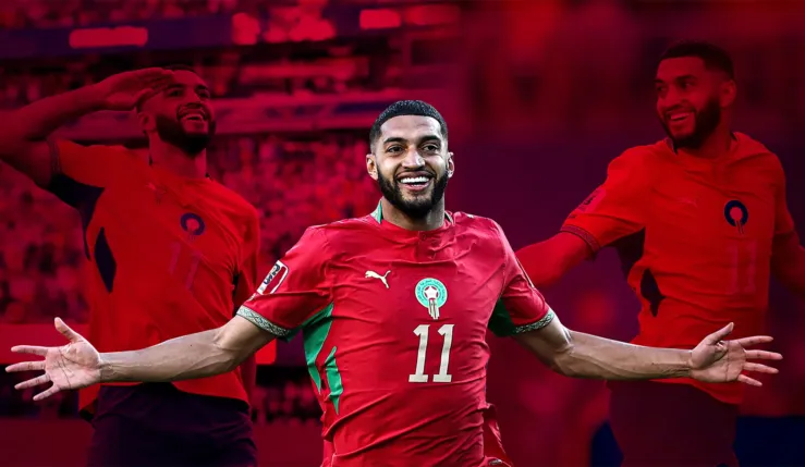 alt= Ismaël Saibari au Bayern Munich