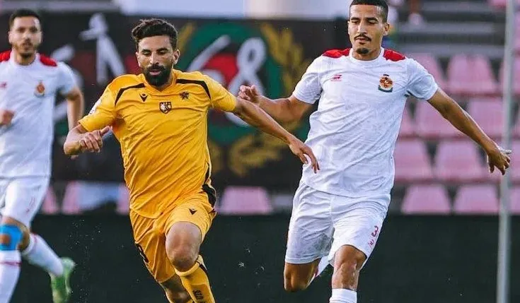 alt= Barrages Botola Pro JSM UTS : la Jeunesse Sportive Massira et l'Union Touarga se quittent dos à dos